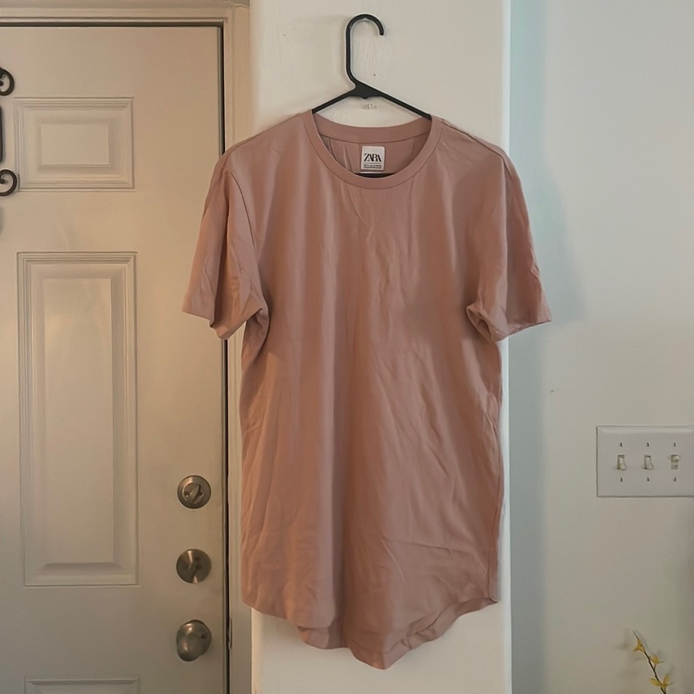 Zara Long Length T-Shirt Size M